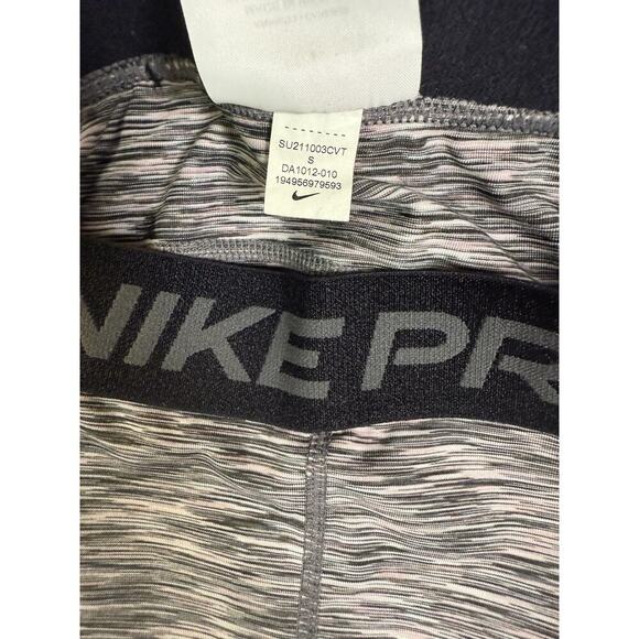 Nike Pie Pro Multicolor Polyester High Waist Sports Pull-On Leggings Size S - Picture 7 of 7
